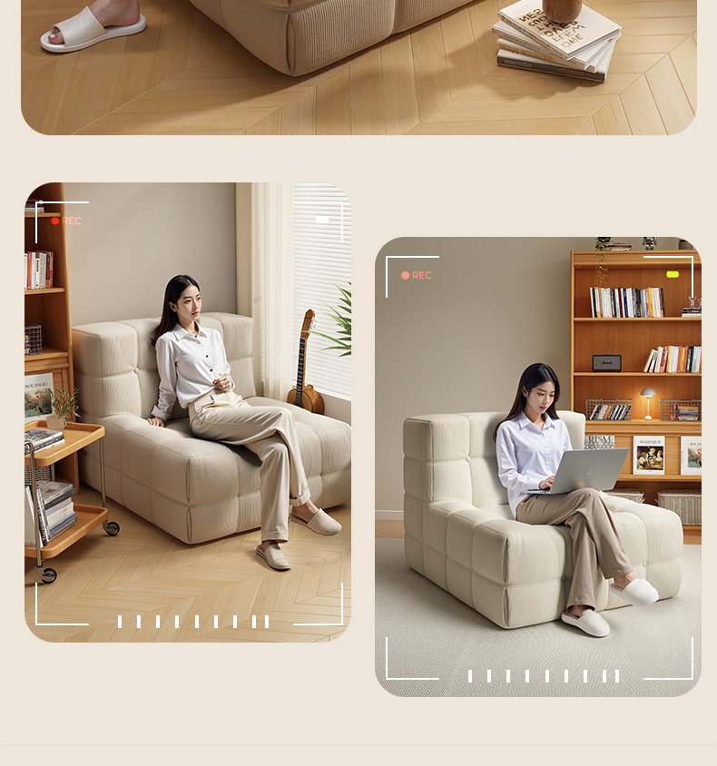 waffle style lazy sofa single chair that can lie down and sleep cozy chair internet sensation caterpillar sofa tatami style seat waffle style lazy sofa single chair that can lie down and sleep cozy chair internet sensation caterpillar sofa tatami style seat